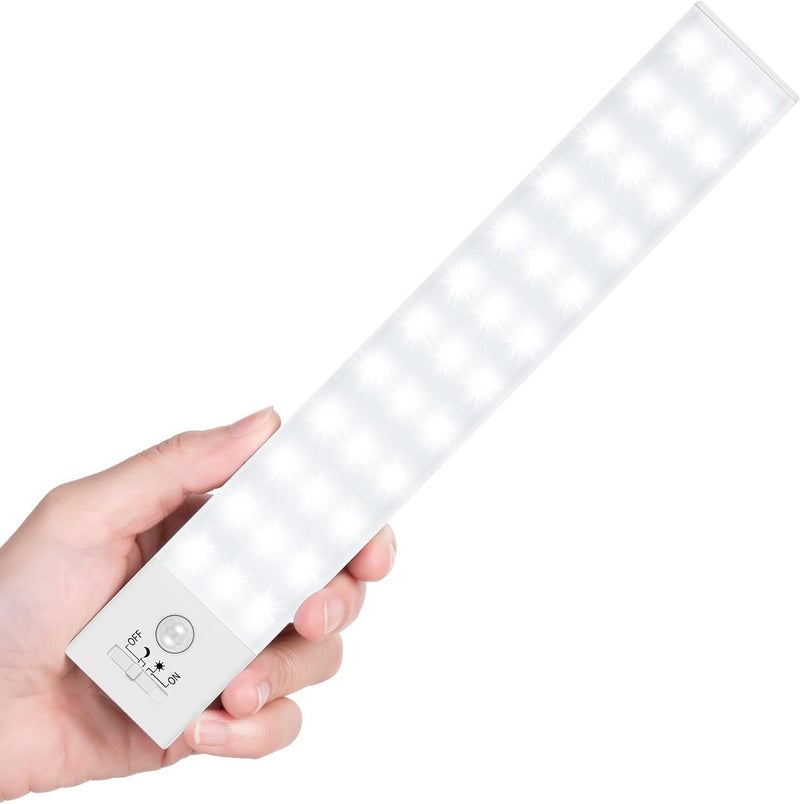 BLS 36 LED Closet Light Battery Powered, Super Bright Under Cabinet Lighting, Motion Sensor Indoor, Wireless, 1500mAh Rechargeable, 120 Days Run Time - Image 1